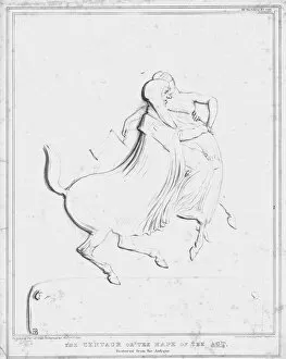 Thos Collection: The Centaur or the Rape of the Act, Restored from the Antique, 1834. Creator: John Doyle