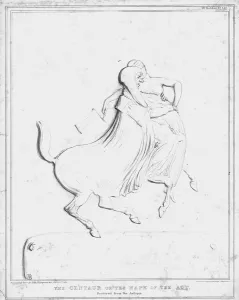 Stephens Ducote And Collection: The Centaur or the Rape of the Act, Restored from the Antique, 1834. Creator: John Doyle