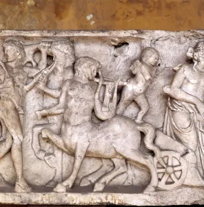 Pulling Prints: Centaurs pulling a cart
