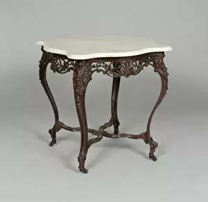 Cast Iron Collection: Center Table, 1852. Creator: Chase Brothers & Co