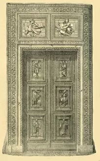 Godfrey Collection: Central Door, South Kensington Museum, c1860s, (1881). Creator: Unknown