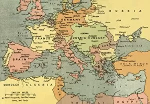 Caxton Pulishing Company Ltd Collection: Central Europe and the Mediterranean, 1919. Creator: London Geographical Institute