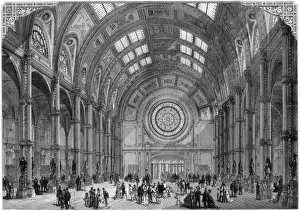 Exhibition Centre Prints: The Central Hall, Alexandra Palace, London, 1875