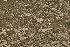 Regent Street Prints: Central London From Burlington House To Trafalgar House As The Aircraft Sees It, c1935
