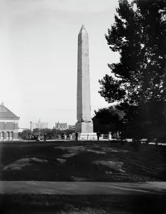 Central Park Prints: Central Park, N.Y. the obelisk, c1900. Creator: Unknown