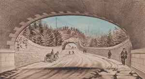Central Park, Transverse Road No. 2, 1870. Creator: EP