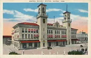 Central Railway Station, Havana, Cuba, c1910