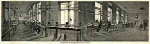 Telegraphy Prints: In the Central Telegraph Station in Berlin, 1863. Creator: Anonymous