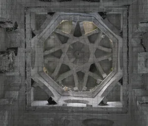 Cupola Prints: Central vault (Qubba), Cristo de la Luz Shrine