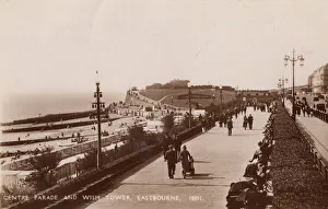 Centre Parade and Wish Tower, Eastbourne, 1935. Creator: Unknown