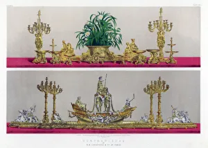 John Burley Waring Prints: Centrepieces, 19th century. Artist: John Burley Waring