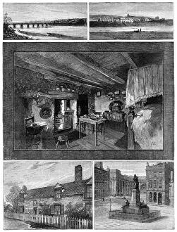 Centenary Prints: The Century of George Stephenson, Father of Railways, 1881. Creator: Unknown