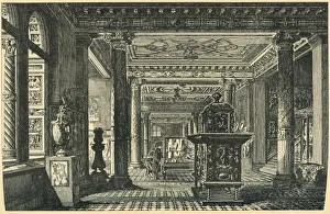 Display Prints: The Ceramic Gallery, South Kensington Museum, c1876, (1881). Creator: John Watkins