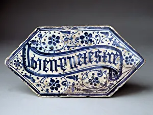 Ceramica Azulejo Azul De Manises Museo Nacional De Ceramica. Valencia