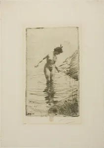 Shallow Prints: Cercles d'eau II, 1907. Creator: Anders Leonard Zorn