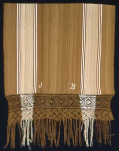 Tassels Prints: Ceremonial Scarf (bufando or ufanta), Bolivia, 1850 / 1900. Creator: Unknown