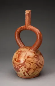 Ceremonial Vessel with Masked Deities, 100 B. C. / A. D. 500. Creator: Unknown