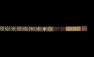 Ceremonial Waist Sash (ikak pinggang), Sumatra, 19th century. Creator: Unknown