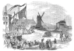 Rampart Prints: Ceremony of the Blessing of the Sea, at Ostend, 1854. Creator: Unknown