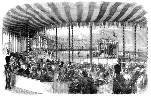 Laying Prints: Ceremony of the Commencement of the Great Puglia Railway