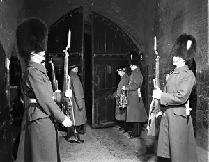Doors Prints: Ceremony of the Keys, Tower of London, c1955. Creator: Arthur Charles Kirby Ware