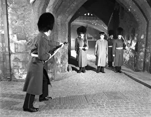 Doors Prints: Ceremony of the Keys, Tower of London, c1955. Creator: Arthur Charles Kirby Ware