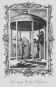Samuel Wale Prints: Ceremony of Marriage of the Japanese, late 18th century. Artist: J Hall