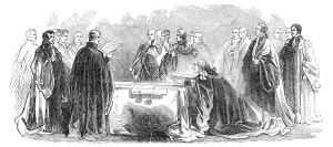 Oath Gallery: Ceremony of Swearing in the Lord Mayor, 1844. Creator: Unknown