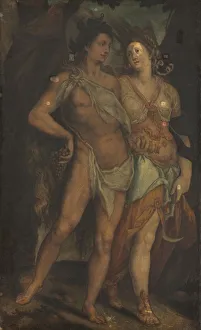 Copy After Prints: Ceres and Bacchus, 1600s. Creator: Unknown