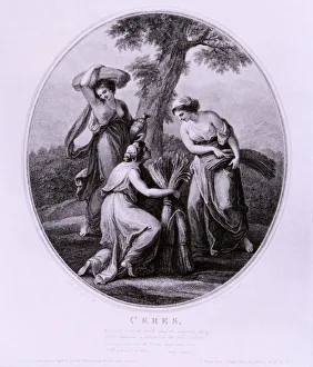 Angelika Kauffman Gallery: Ceres, c1782. Artist: Francesco Bartolozzi