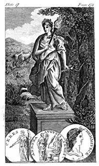 Demeter Prints: Ceres, Roman goddess of agriculture and corn