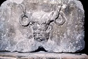 Notre Dame Gallery: Cernunnos, the Celtic Horned God from the Pillar of the Boatmen of Paris, AD14-37