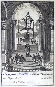 Certificate of communion, 19th century