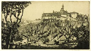 Maclaughlan Donald Shaw Prints: The Certosa, Florence, 1904. Creator: Donald Shaw MacLaughlan