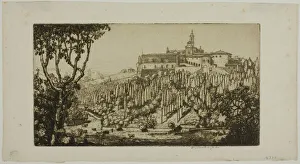 Charterhouse Prints: The Certosa, Florence, 1905. Creator: Donald Shaw MacLaughlan