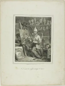 Ces Croûtes-là en Font Manger D'autres, 1827–28. Creator: Auguste Raffet
