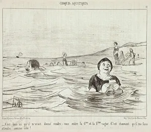 C'est bien ici qu'il m'avait... 1853. Creator: Honore Daumier