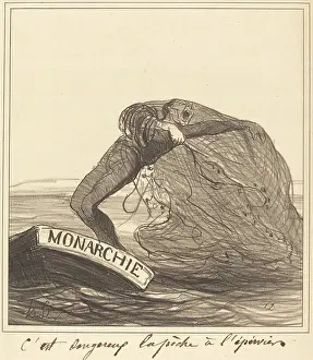 Fisherfolk Prints: C'est dangereux, la peche a l'epervier