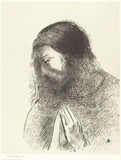 C'est moi, Jean, qui ai vu et qui ai oie ces choses (And I John saw these things and heard... 1899. Creator: Odilon Redon)