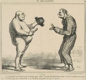 C'est pourtant bien facheux pour... 19th century. Creator: Honore Daumier
