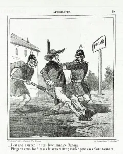 Periodical Prints: C'est une horreur! Je suis fonctionnaire Danois! --Plaignez vous donc! Nous faisons notre