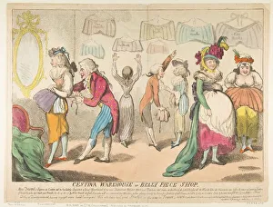 Trying On Prints: Cestina Warehouse or Belly Piece Shop, April 16, 1793. Creator