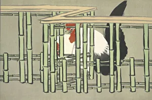 Chicken Prints: Chabo, from Momoyo-gusa (The World of Things) Vol II, pub
