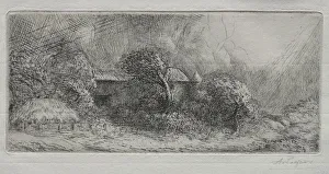 Chailli: effet dorage. Creator: Alphonse Legros (French, 1837-1911)