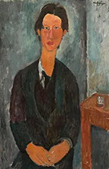 Modigliani Prints: Chaim Soutine, 1917. Creator: Amadeo Modigliani