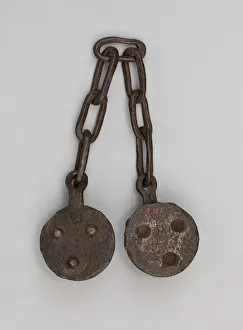Chain Shot (Projectile) for a Cannon, Austria, 17th Century. Creator: Unknown
