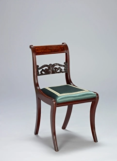 Side chair, about 1810. Creator: Unknown