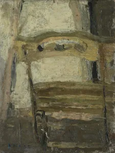 Back of a Chair, 1880. Creator: James Ensor