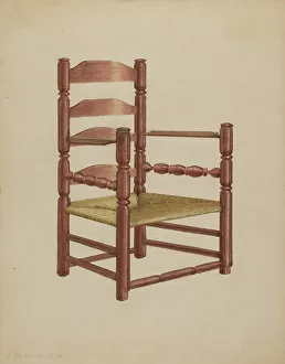 Chair, 1935/1942. Creator: B. Holst-Grubbe