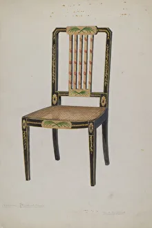 Side Chair, 1935 / 1942. Creator: Davids De Vault